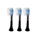 3-pack Philips Diamondclean Adaptive Clean Brush Heads   Black   No Box