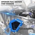 Nicecnc Clear Crankcase Oil Cover With Clear Window For Yamaha Yfz450r 2009-2023