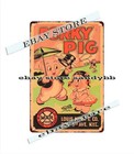 Marx Wind-up Porky Pig With Top Hat Toy Metal Tin Sign Classic Reproductions