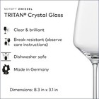 Crystal Glass White Wine Glass 12 Ounce Set Of 4