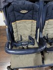 Vintage Graco Duorider Double Stroller Side By Side Blue And Tan Super Rare Htf