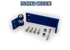 Traxxas 5742x Blue Aluminum Rudder Mount With Hardware Spartan Sr 36  Tra1