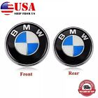 2x Front Hood Rear Trunk 82mm 74mm Original Bmw Badge Emblem 51148132375 Usa