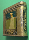 Vintage 1930 s Reitschule Extra Gold Cigarette Tin Tobacco Art Deco German