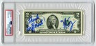 Steve Woz Wozniak Signed  2 Dollar Currency Encapsulated Psa Autographed Apple