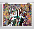 Lynyrd Skynyrd Gary Rossington Allen Collins 18x24in Poster  Free Shipping Us