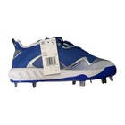Adidas Men Icon 6 Metal Baseball Cleats Royal Blue White Size 8 New