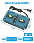 Dual Port Charger Fast Charger For Makita 18v 14 4v Li-ion Battery For Bl1815