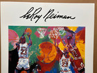 Michael Jordan Leroy Neiman 1991 Art Print Chicago Bulls Basketball Poster 24x36