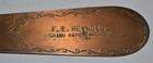 Vintage F L Reynolds Grand Rapids Mi Advertising Letter Opener
