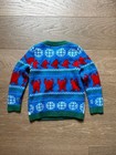 Rudolph Bumble Abominable Snow Monster Ugly Christmas Sweater Kids M 5