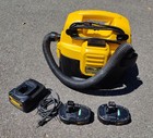 Dewalt Dc500 Shop Vac 2-gallon 1-hp Corded cordless W  2 Oem Batteries   Charger