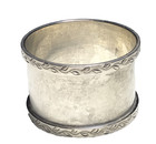 Vintage Gorham Sterling Silver Napkin Ring Mono Walter Black Stults 24 6g