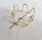 Gold Bun Holder  Bun Cuff  Wiggle Hair Pin  Hair Bun Cage silver Hair Accessory