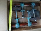 Nautical Ship Boat  Antique Rare Wood  Bronze Stainless  Cleat  Sailboat Yacht