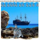 12 Set Sea Turtles Shower Curtain Hooks Rings For Bathroom Curtain Hanger Hooks