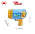 40 Hole Bubble Gun Bubble Bazooka Gun Rocket Launcher Bubble Machine Kid Outdoor