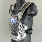 Retro Troy Lee Bodyguard Adult S m Roost Guard Chest Protector Clear Gray Mx