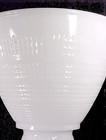 Reflector Lamp Shade Milk Glass Waffle   Ring 6 Inch Mid Century Ies Table Floor