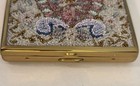 Vintage French Micro Beaded Mirror Compact