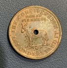 I Take The Responsibility Hard Times Token - Beautiful Au  Detail - Great Color