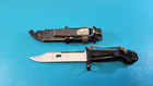 Vintage Russian Black Bayonet Knife   Scabbard   Frog Tr880