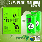 Pet N Pet 1080 Counts Green Poop Bags For Dogs  38  Plant Based