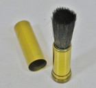Vintage Brass Retractable Camera Lens Brush 2 In  Lipstick Style Very Nice 