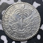 An 28  1831  Haiti 25 Centimes Lot mk374 Silver  Cleaned  Km 18 1