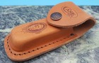 Case Medium Job Leather Knife Sheath For Folding Pocket Knives To 4 1 2  Fs