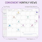 Undated Weekly Planner For 2025   Simplified Weekly   A5-weekly Navy Blue