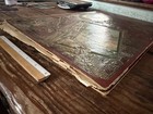Antique Scrapbook With Victorian Trade Cards Calling Cards Diecuts Cut Papers  