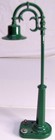 Post War Die Cast Green Lamp Post Lionel O Scale Train Decor 7 5  Tall  58-19