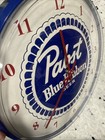 Vintage Pabst Blue Ribbon Beer Bar Wall Clock  12 Inch