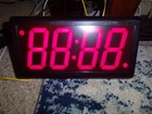 Novanex Inova Ontime Intertek Ont4bk-p 4 Digit Poe Red Led Clock V1