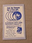 1974-75 Kansas City Scouts Hockey Pocket Schedule 1st Year In Nhl