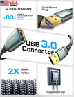 2 Pack Usb Extensions Cable High Speed Usb 3 0 Extension Cord Type A Male To Fem