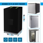 Mini Chest Freezer Protector Outdoor Deep Freezer Cover For 3 5 Cubic Feet 42   