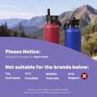 Diumepo Straw Lid For Hydroflask Wide Mouth 12 16 18 20 32 40 Oz Black Dust