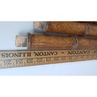 Reclaimed Faux Bamboo Wood Spindles 1 5  Edge Chinoiserie Architectural Elements