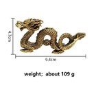 Brass Dragon Figurine Small Animal Statue Table Office Home Decoration Toy Gifts