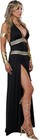 Grecian Temptress Greek Black Goddess Queen Fancy Dress Halloween Adult Costume