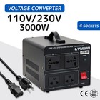 3000w Voltage Transformer Converter Step Up Down 110v 220v-240v Heavy Duty Power