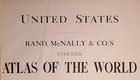  antique Dated 1899 Map   Florida By R  Mcnally  xl-21x27 - 17