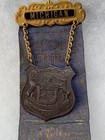 1913 Gettysburg Pa 50th Reunion Michigan Gar Civil War Veteran Grand Army Ribbon