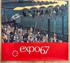 1967 Expo67 Expo 67 Montreal World   s Fair Poster Ussr Pavillion Vintage Original