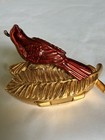 Est  e Lauder Beautiful Solid Perfume Cardinal On Leaf Compact 2003