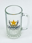 Sapporo Premium Beer Glass Stein 6  Glassware Set Of 2