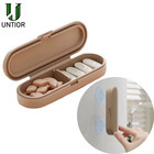 Magnetic Pill Box Holder Travel Medicine Storage Organizer Container Drug Tablet