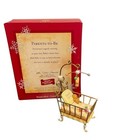 Hallmark Keepsake Ornament  parents To Be   2004 Vintage Baby Crib